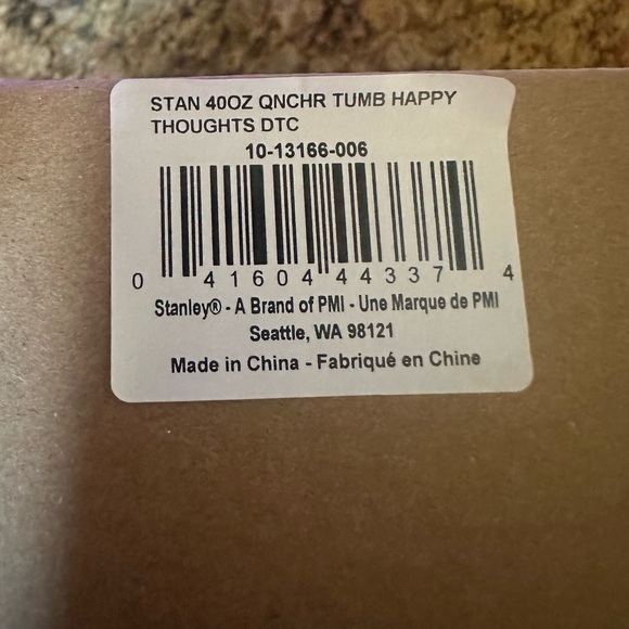 UNOPENED Stanley x LoveShackFancy Quencher 40z Happy Thoughts - Picture 3 of 5